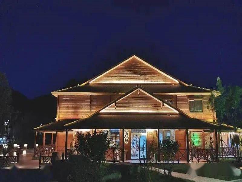 承德避暑文化产业园项目旅客中心和莲花山体夜景照明
